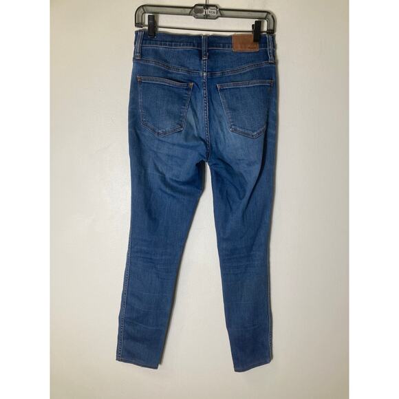 Madewell Button Fly 10" High Rise Skinny Blue Jean sz 26 - Picture 2 of 2